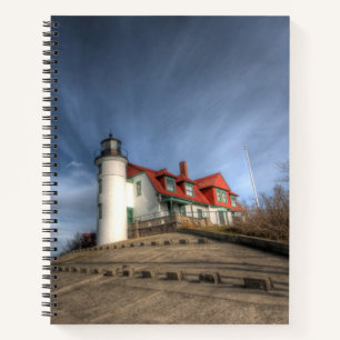 Lighthouses   Point Betsie Lake Michigan Notebook