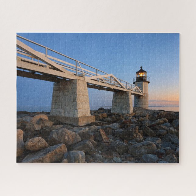Lighthouses | Port Clyde Maine Lighthouse Jigsaw Puzzle (Horizontal)