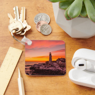Lighthouses    Portland Head Cape Elizabeth Maine Key Ring
