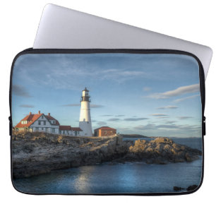 Lighthouses   Portland Head Light Lighthouse Laptop Sleeve