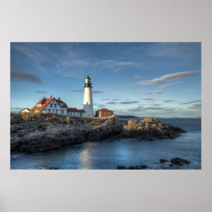 Lighthouses   Portland Head Light Lighthouse Poster