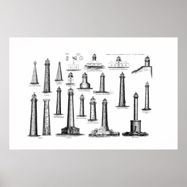 Lighthouses Poster (Front)