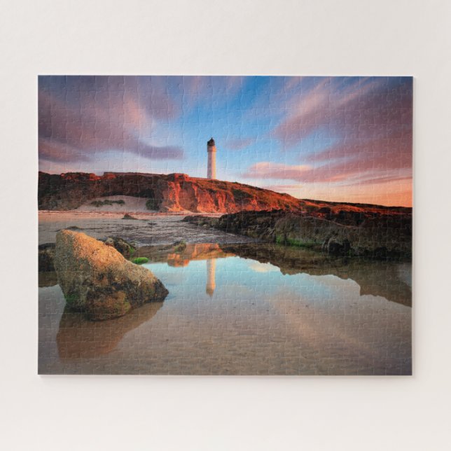 Lighthouses | Sea-Light Lossiemouth Scotland Jigsaw Puzzle (Horizontal)