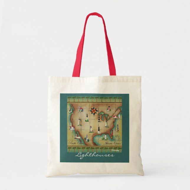 Lighthouses, Tote Bag (Front)
