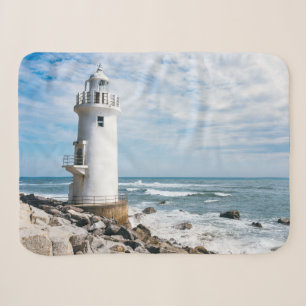 Lighthouses Toyohashi City Lighthouse Sherpa Blanket