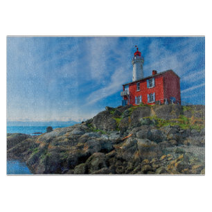 Lighthouses Victoria Harbour Vancouver Island Cutting Board