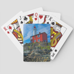 Lighthouses Victoria Harbour Vancouver Island Playing Cards