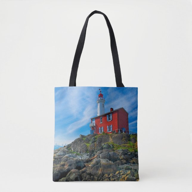Lighthouses | Victoria Harbour Vancouver Island Tote Bag (Front)