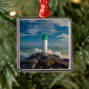 Lighthouses Wellington Ontario Canada Metal Ornament
