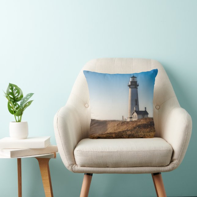 Lighthouses | Yaquina Head Lighthouse Oregon Cushion (Chair)