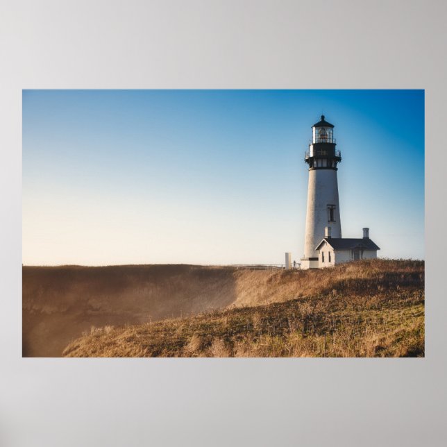 Lighthouses | Yaquina Head Lighthouse Oregon Poster (Front)