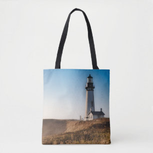 Lighthouses Yaquina Head Lighthouse Oregon Tote Bag