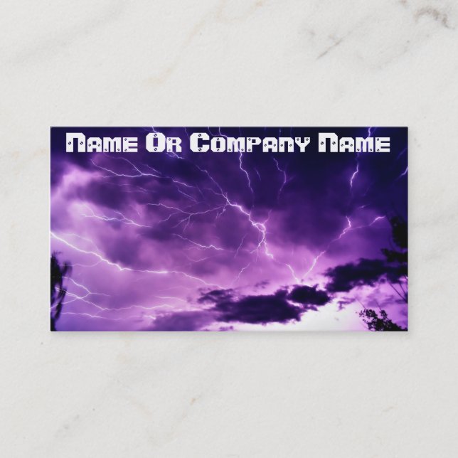 Lighting Business card (Front)