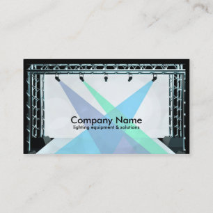 Lighting Equipment & Solutions Business Card