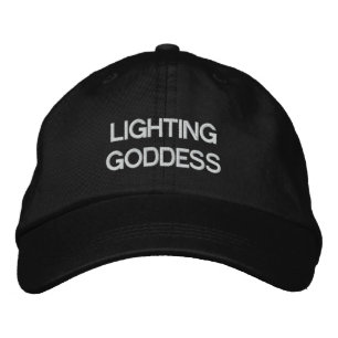 Lighting Goddess Embroidered Hat