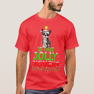 Lighting Is This Jolly Enough Boston Terrier Chris T-Shirt