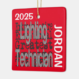 Lighting Technician Extraordinaire CUSTOM Ceramic Ornament