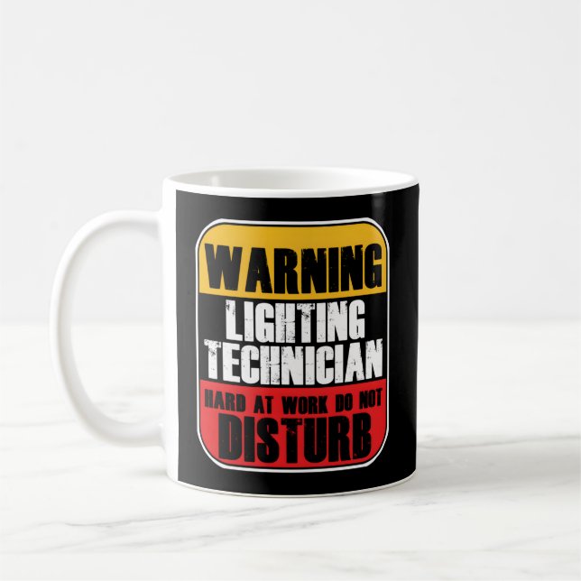Lighting Technician Lights Headlights Light Engine Coffee Mug (Left)
