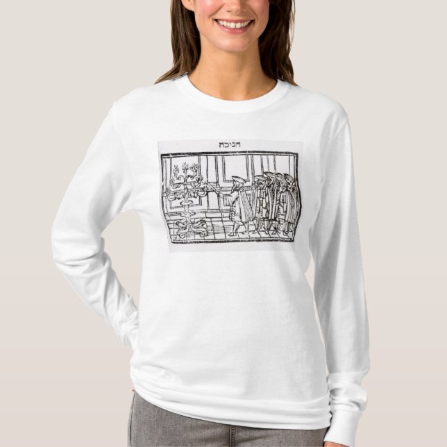Lighting the Menorah T-Shirt (Front)