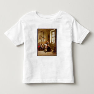 Lighting the Stove, 1886 (oil on panel) Toddler T-Shirt