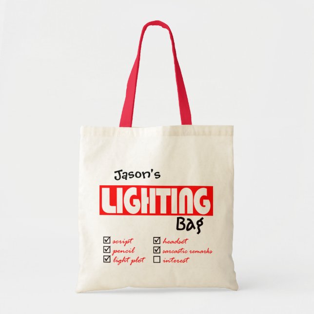 Lighting Tote Bag (Front)