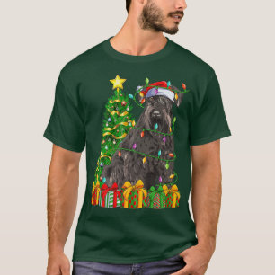 Lighting Xmas Tree Matching Miniature Schnauzer Ch T-Shirt