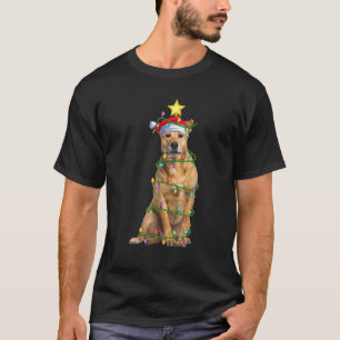 Lighting Xmas Tree Matching Rhodesian Ridgeback Ch T-Shirt