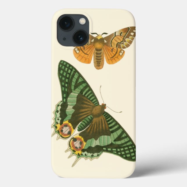 Lightly Bordered Butterfly Painting Case-Mate iPhone Case (Back)