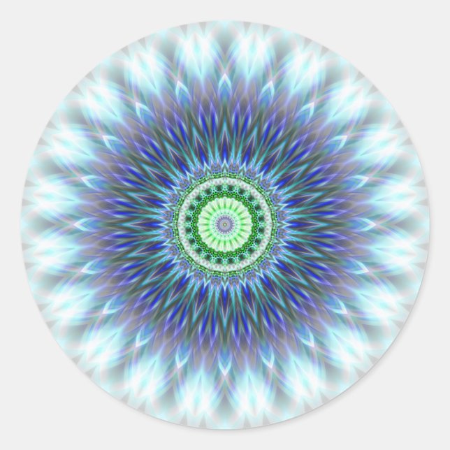 Lightmandala created by Tutti Classic Round Sticker (Front)