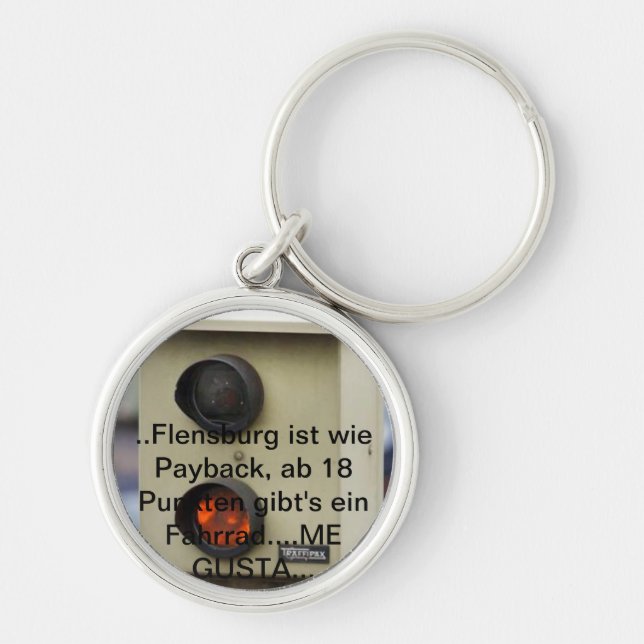 Lightners, points in Flensburg, Temposünder Key Ring (Front)