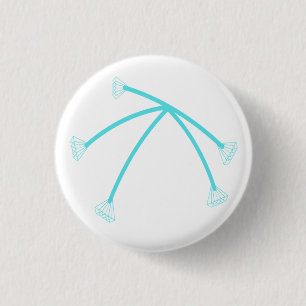 Lightness Diamand Tree for new Tees 3 Cm Round Badge