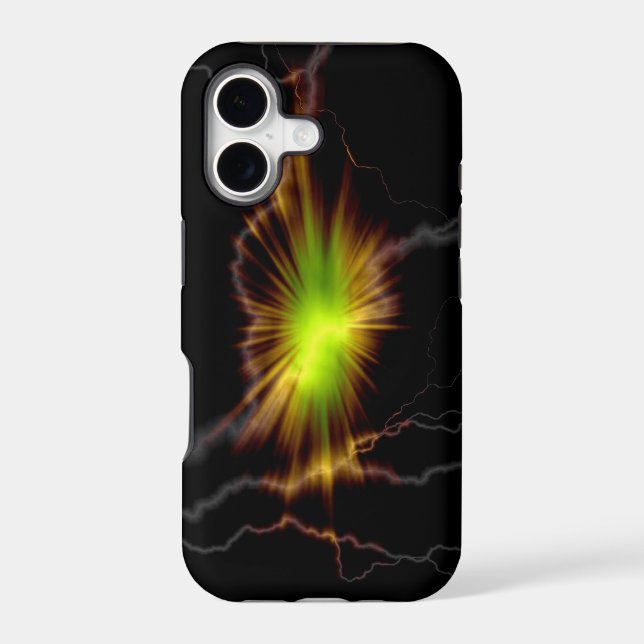 Lightning Abstract Art (Back)