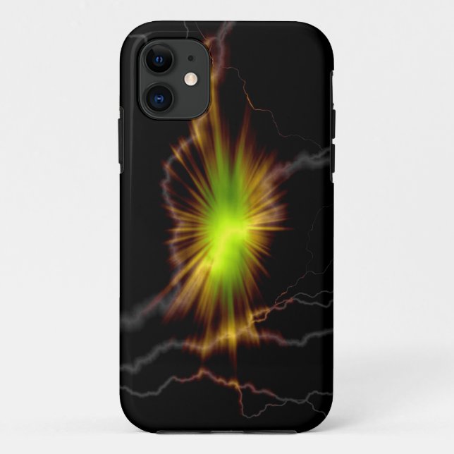 Lightning Abstract Art Case-Mate iPhone Case (Back)