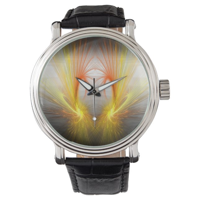 Lightning abstract - fractal watch (Front)