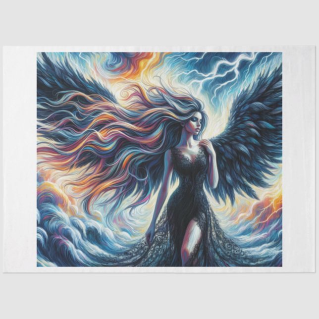 Lightning Angel Tissue Paper (Front)