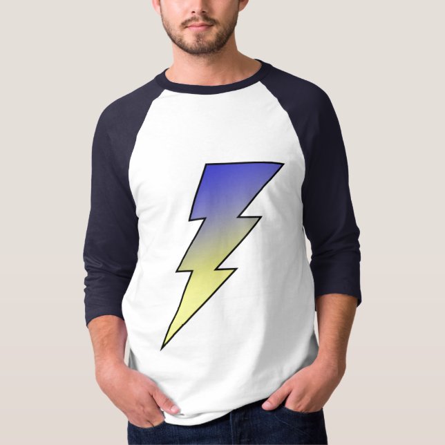 Lightning Bolt 3/4 sleeve shirt (Front)
