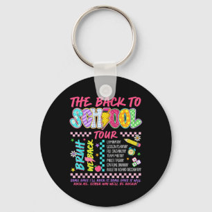 Lightning Bolt Abcd Back To School Tour Bruh We Ba Key Ring