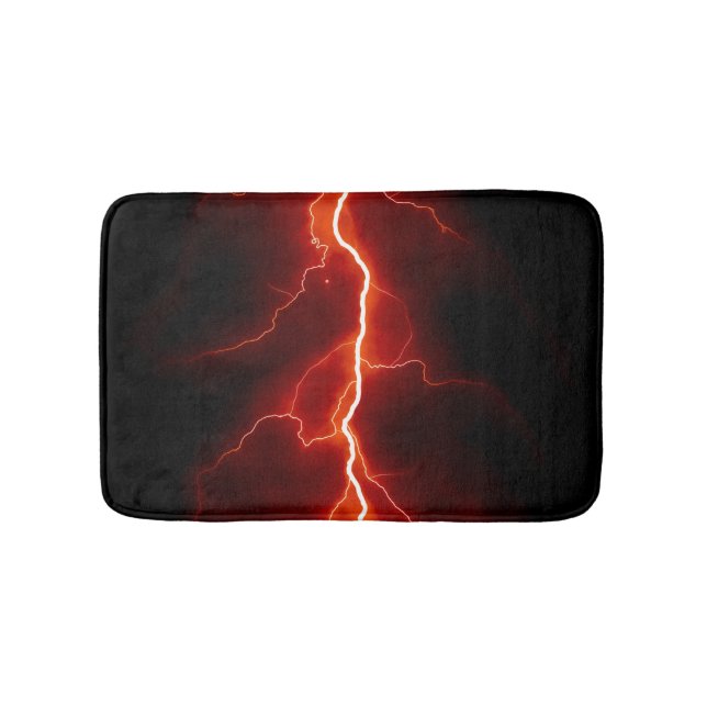 Lightning Bolt Bath Mat (Front)