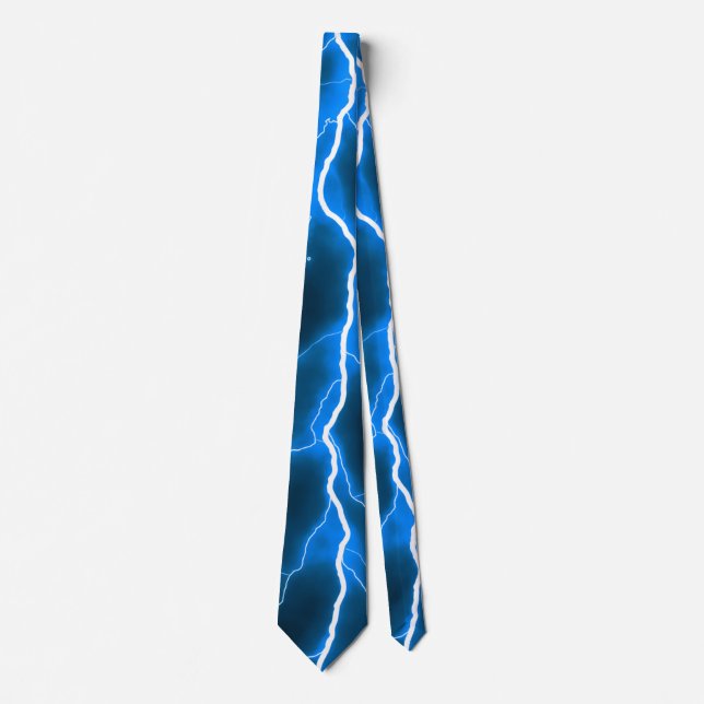 Lightning Bolt - Blue Tie (Front)