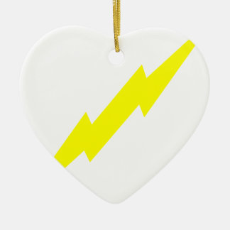 Lightning Bolt Ceramic Tree Decoration