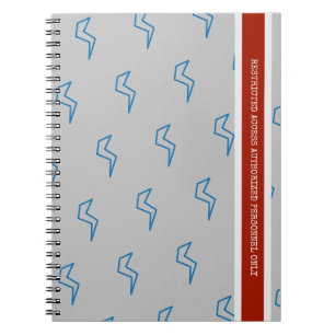 Lightning Bolt Construction Notebook