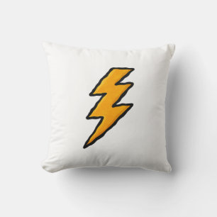 Lightning bolt cushion