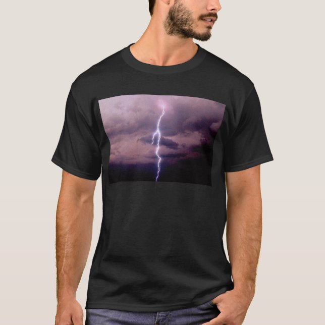 Lightning bolt during thunderstorm T-Shirt (Front)