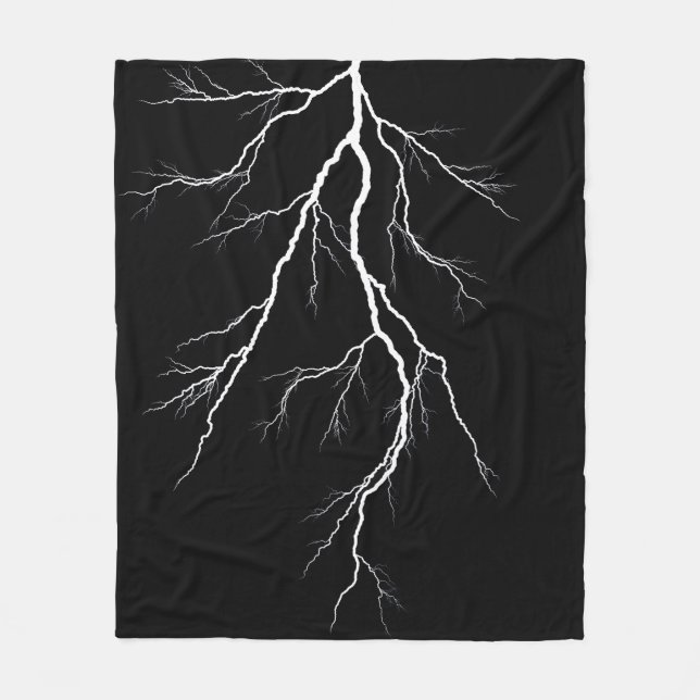 Lightning bolt☔ fleece blanket (Front)