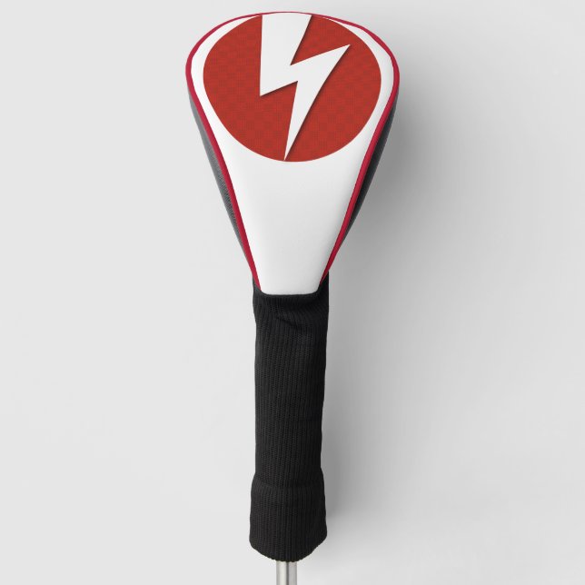 Lightning, Bolt Golf Head Cover (Front)