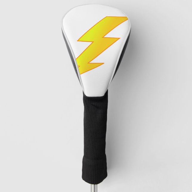 lightning bolt golf head cover (Front)