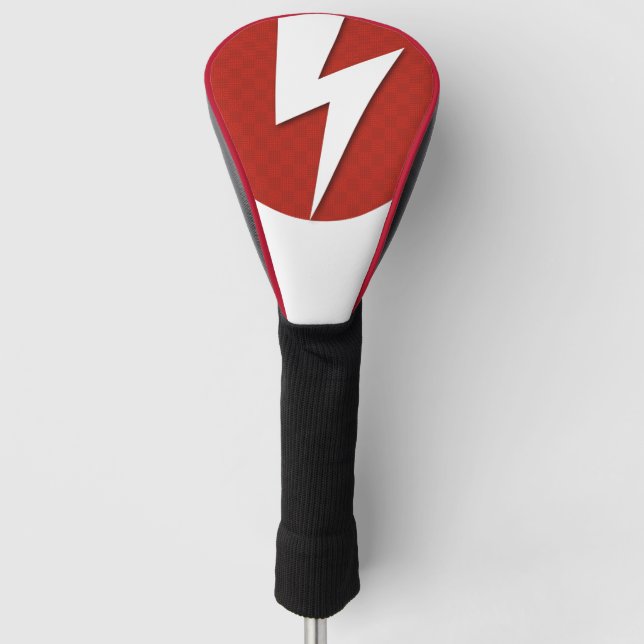 Lightning, Bolt Golf Head Cover (Front)