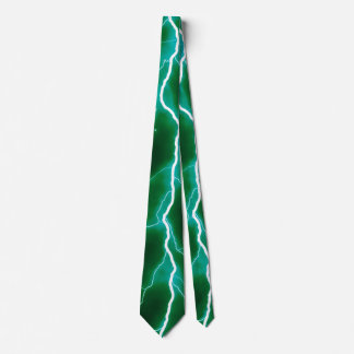 Lightning Bolt - Green Tie