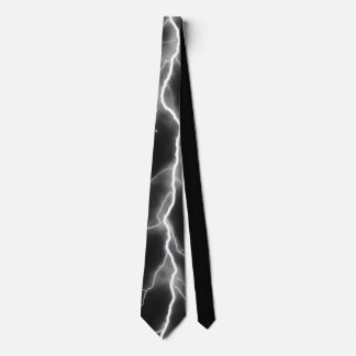 Lightning Bolt - Grey Neck Tie