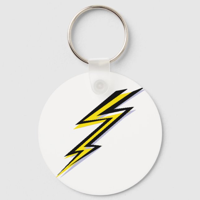 Lightning Bolt! Key Ring (Front)